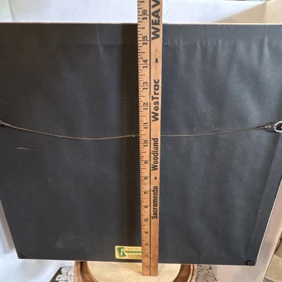 Framed Cross Stitch 'I Love My Garden' Garden Theme Finished Piece. - Picture 7 of 11